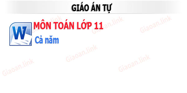 Giáo án tự chọn toán lớp 11 cả năm