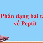 Phân dạng bài tập về Peptit