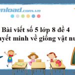 Thuyết minh về một giống vật nuôi (Dàn ý + 23 mẫu)