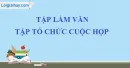 Tập làm văn: Tập tổ chức cuộc họp trang 45 SGK Tiếng Việt 3 tập 1