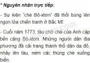 Cuộc chiến tranh giành độc lập của các nước thuộc địa Anh ở Bắc Mĩ diễn ra như thế nào?