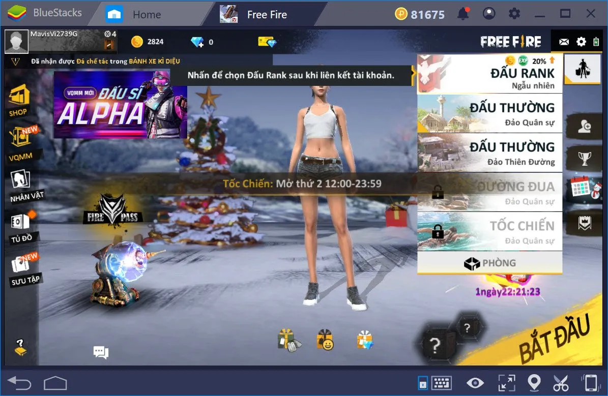 Các chế độ chơi trong Garena Free Fire