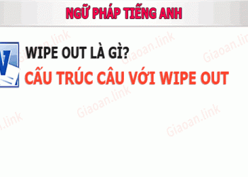 Cấu trúc Wipe Out trong câu Tiếng Anh