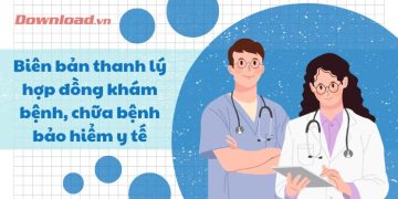 Biên bản thanh lý hợp đồng khám bệnh, chữa bệnh bảo hiểm y tế