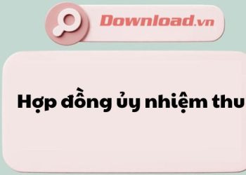 Hợp đồng ủy nhiệm thu